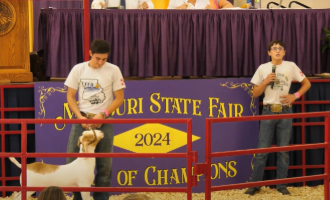 FFA Students Speaking at the 2024 Sale of Champions