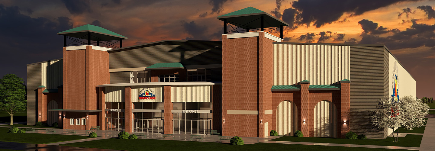 A rendering of the new Michael L. Parson Arena